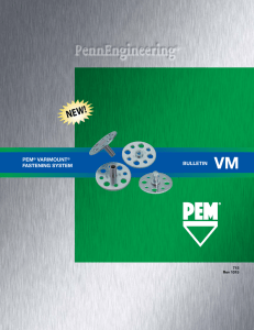 pem® varimount® fastening system bulletin