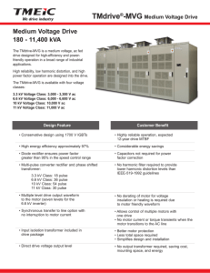 Medium Voltage Drive 180 - 11,400 kVA
