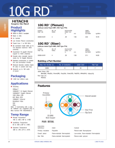 PDF - Hitachi Cable America