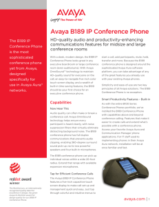 Avaya B189 IP Conference Phone