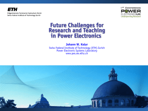 Future Challenges for Research and Teaching in Power Electronics