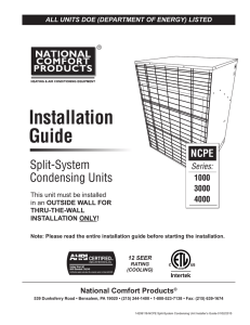 Installation Guide for NCPE Split