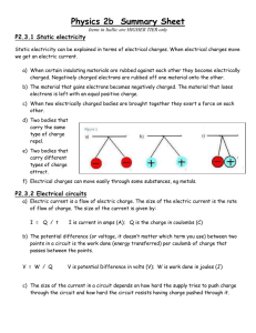 GCSE Science Physics P2b summary