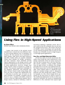 Using Flex in High-Speed Applications