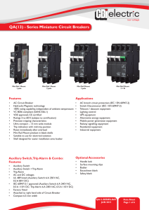 QA(13) - Series Miniature Circuit Breakers - CBI