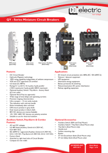 QY - Series Miniature Circuit Breakers