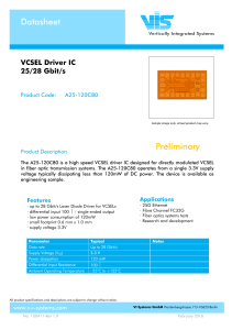 VIS Datasheet A25-120C80