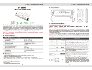 LT-311RF LED Dim Controller