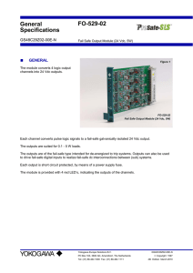 General Specifications FO-529-02