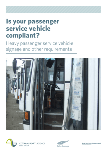 Is your passenger service vehicle compliant?
