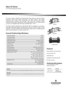 Edco CX Series Installation Manual (IO-50107)