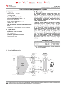 TPA6120A2 - Texas Instruments