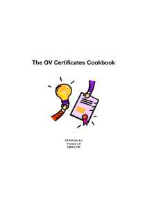 OV Certificates Cookbook 1.0