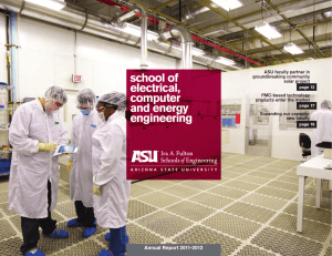 Annual Report 2011-2012 - School of Electrical, Computer and