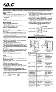 Master Neutral Dimmer Manual