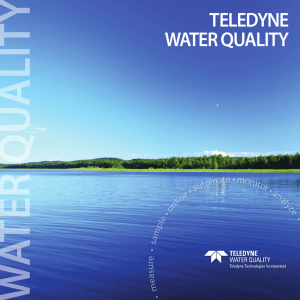 Water Quality Brochure - Teledyne Water Quality