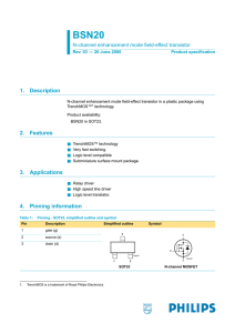 N-channel enhancement mode field-effect transistor