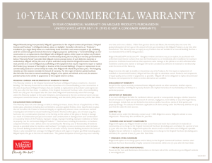10-year commercial warranty