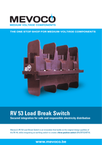 RV 53 Load Break Switch