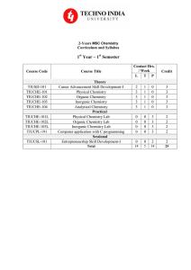 Sem 1 - Techno India University