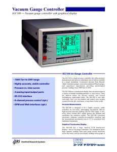 Vacuum Gauge Controller