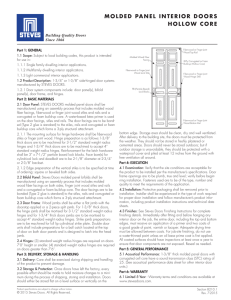 molded panel interior doors hollow core