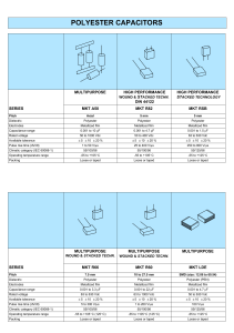 polyester capacitors