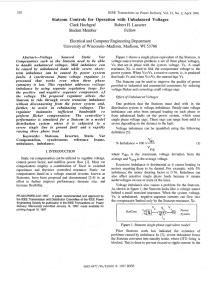 Statcom Controls for Operation with Unbalanced Voltages