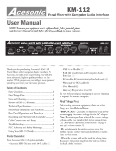 User Manual