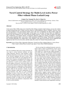 Novel Control Strategy for Multi-Level Active Power Filter without