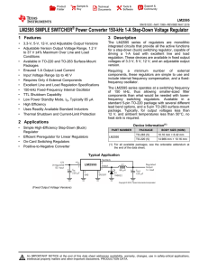 LM2595 - Texas Instruments