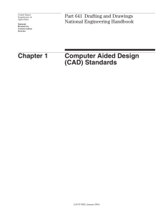 Chapter 1 Computer Aided Design (CAD) Standards