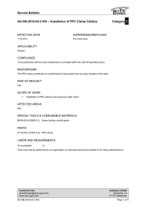 Service Bulletin AG-SB-2016-02-C-EN – Installation of PPC Clamp