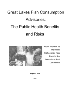 Persistent Organic Pollutants in the Great Lakes Watershed and