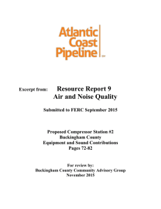 Resource Report 9 Air and Noise Quality