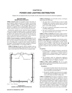 Power And Lighting Distribution