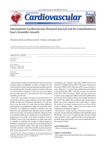 Full Text  - International Cardivascular Research Journal
