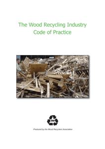 The Wood Recycling Industry Code of Practice