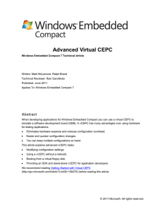 Advanced Virtual CEPC