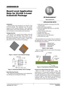 AND9099 - Board Level Application Note for XLLGA 3