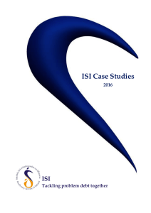 ISI Case Studies - Insolvency Service of Ireland