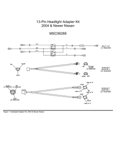 Headlight Adapter Kit