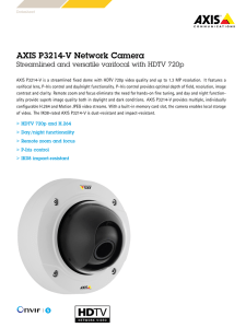 AXIS P3214-V Network Camera