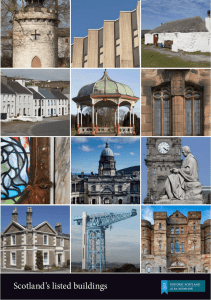 Scotland`s listed buildings - Historic Environment Scotland