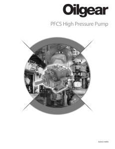 PFCS High Pressure Pump