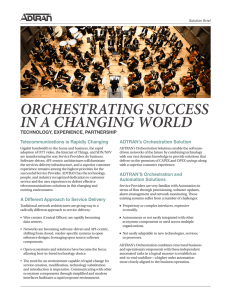 orchestrating success in a changing world