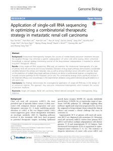 Application of single-cell RNA sequencing in optimizing a