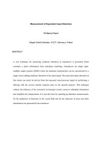 Measurement of Equivalent Input Distortion