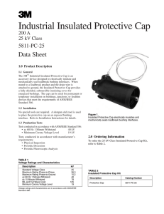 Industrial Insulated Protective Cap