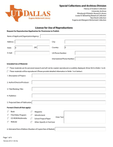 License Agreement - The University of Texas at Dallas